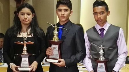El ciclomontañista zipaquireño Arley Bernal Gómez recibió el Cóndor de Oro 
