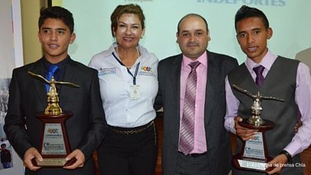 Chía se lució con sus deportistas 